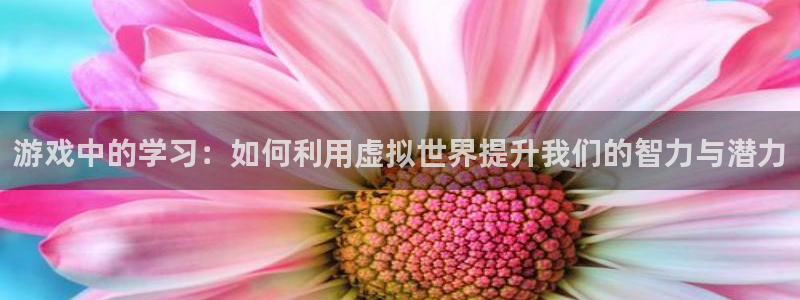 杏盛登录下载：游戏中的学习：如何利用虚拟世界提升我们的智力与